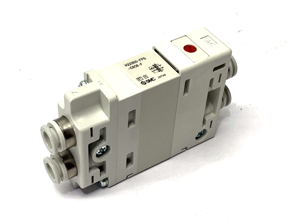SMC VQ2000-FPG-C8C8-F Pneumatic Double Check Block - Maverick Industrial Sales