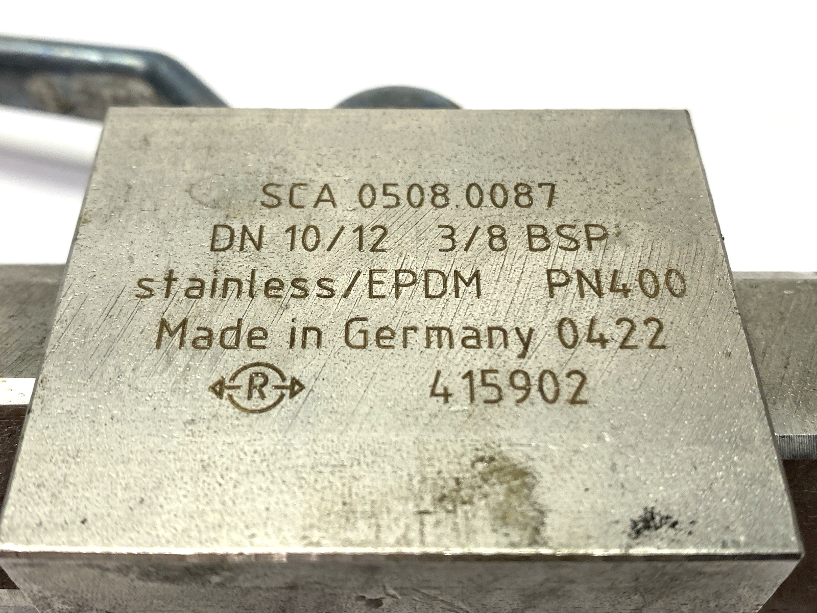 415902 Stainless Steel Ball Valve 2-Way PN400 DN 10/12 3/8" BSP SHELFWARE - Maverick Industrial Sales
