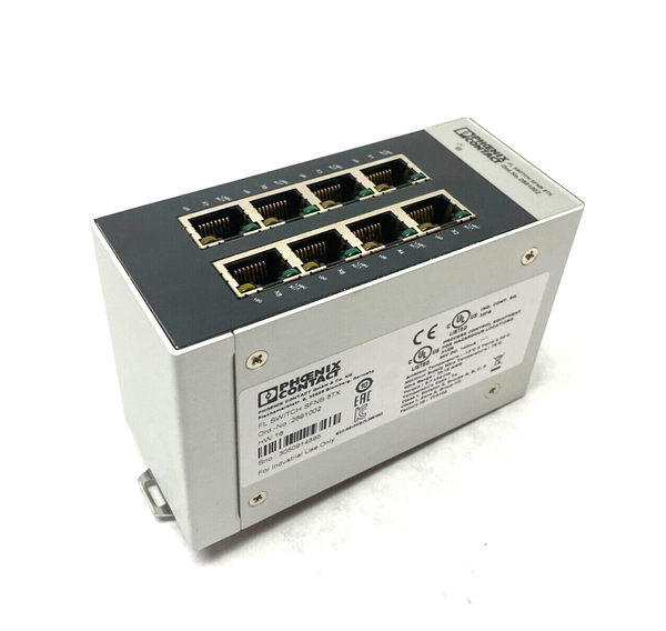 Phoenix Contact FL SWITCH SFNB 8TX Industrial Ethernet Switch RJ45, 2891002 - Maverick Industrial Sales