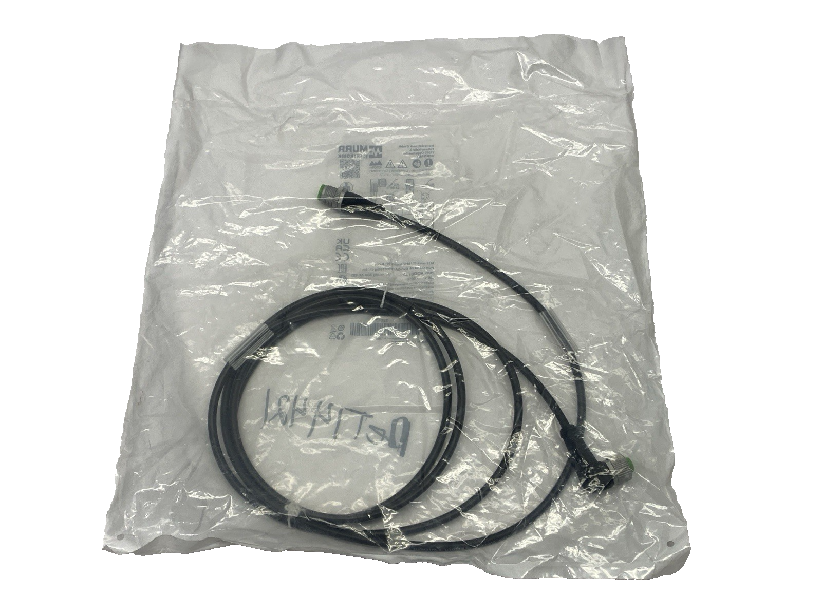 Murr Elektronik 7000-40121-6540200 Double-Ended Cordset M12 M to F Connectors 2m - Maverick Industrial Sales