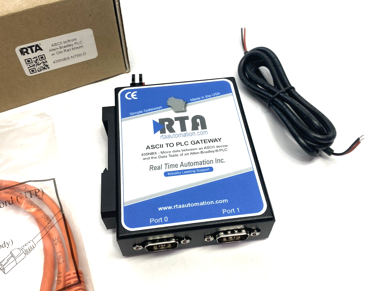 435NBX-N700-D | RTA ASCII To Allen Bradley PLC Gateway RS232/485/422 - New – Open box - Maverick Industrial Sales