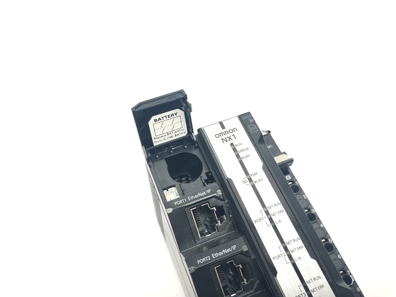 Omron NX102-9000 NX1 PLC Controller CPU Unit, 4-Axes, EtherCAT EtherNet/IP - Maverick Industrial Sales