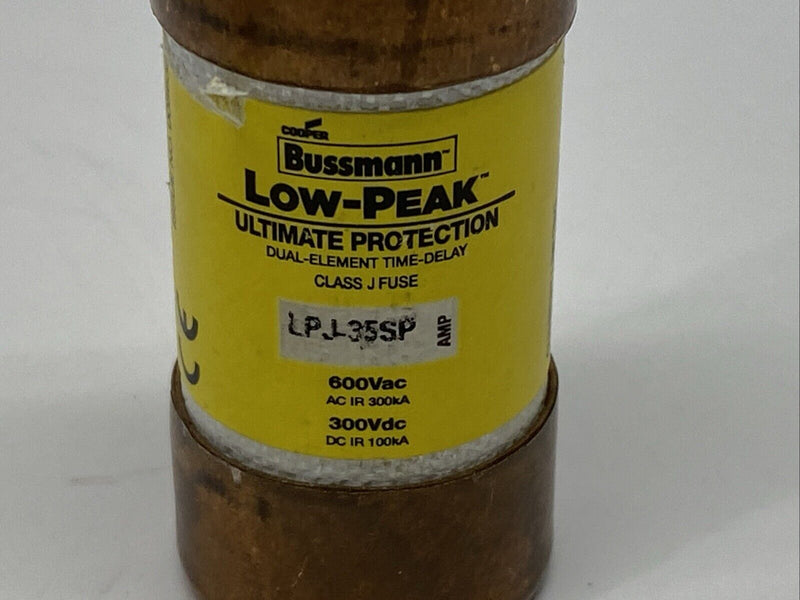 Cooper Bussmann LPJ-35SP Low-Peak Time-Delay Class J Fuse 35A 600VAC LOT OF 3 - Maverick Industrial Sales