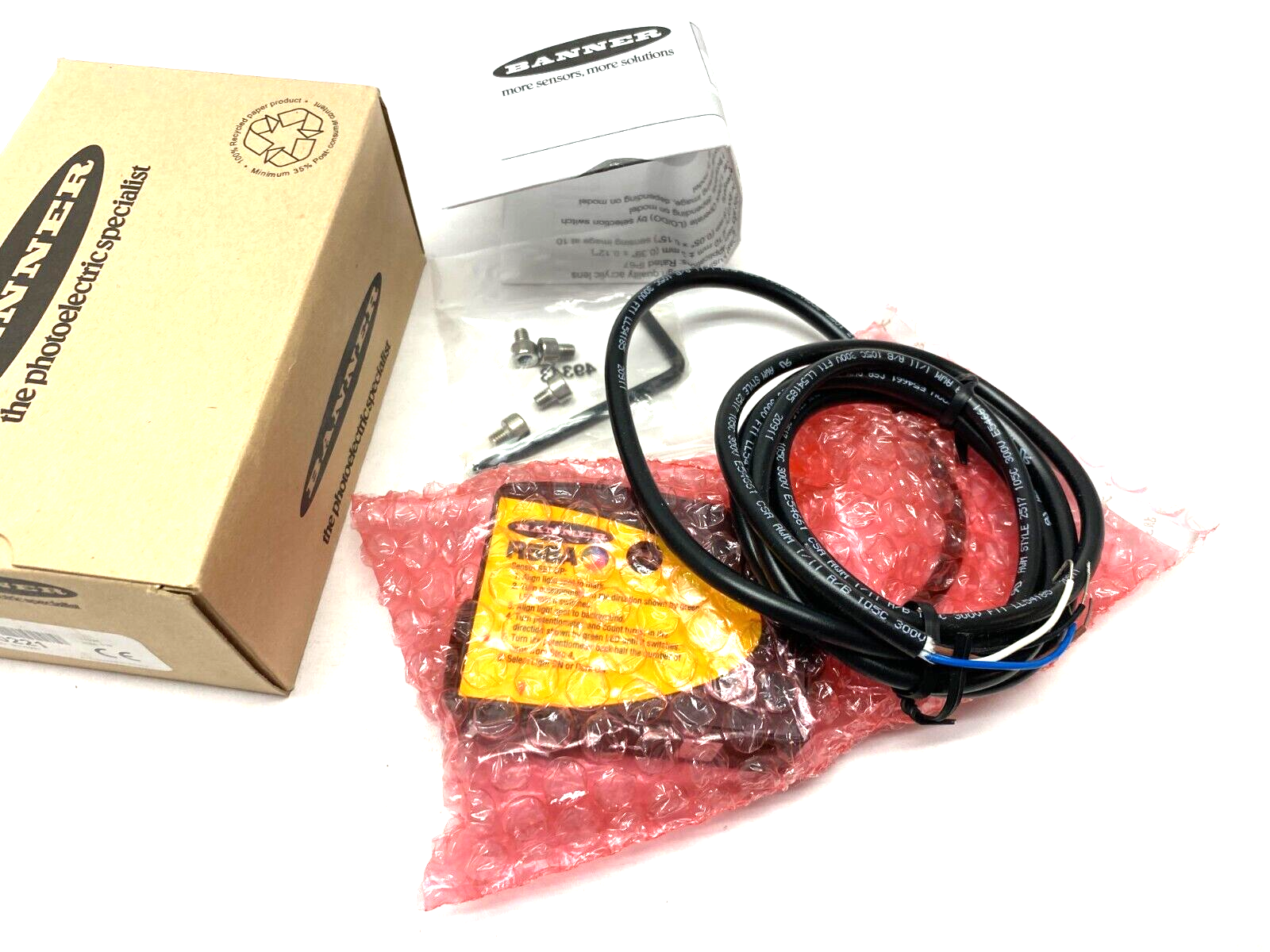 Banner R58ACG2 Registration Mark Sensor Green Perpendicular Beam 10221 - Maverick Industrial Sales