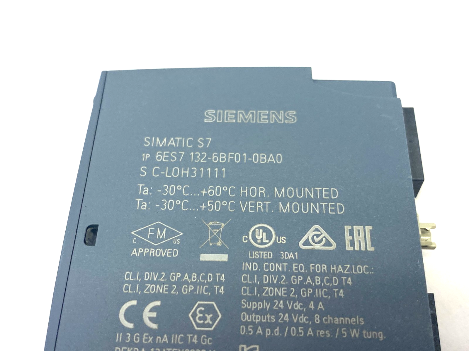 Siemens 6ES7 132-6BF01-0BA0 SIMATIC ET 200SP Digital Output Module DQ 8x24VDC - Maverick Industrial Sales