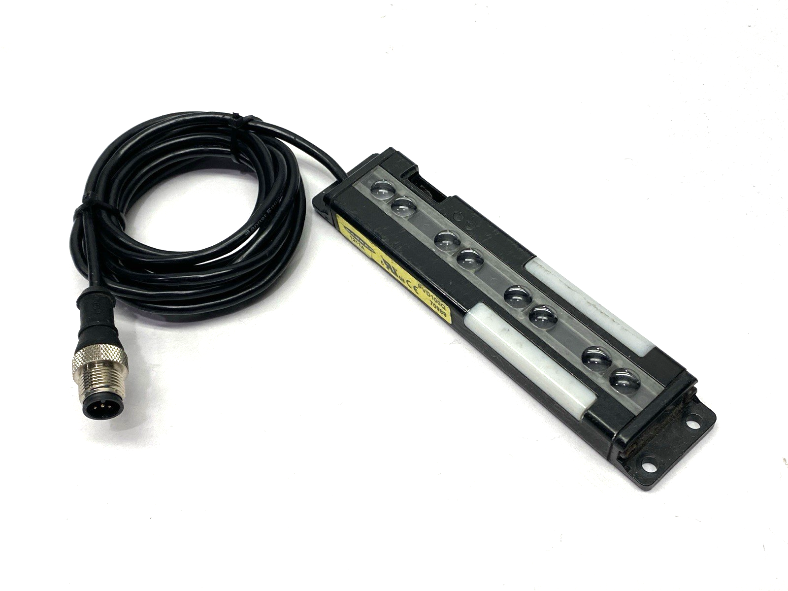 PVD100Q | Banner Single Piece Part Verification Sensor 100mm 4-Ch 2m Range 70989 - For parts or not working - Maverick Industrial Sales
