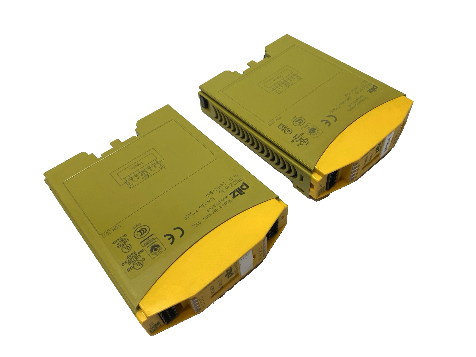 PNOZ mi1p | Pilz Safety Expansion Module 8-Input 773400 LOT OF 2 - For parts or not working - Maverick Industrial Sales