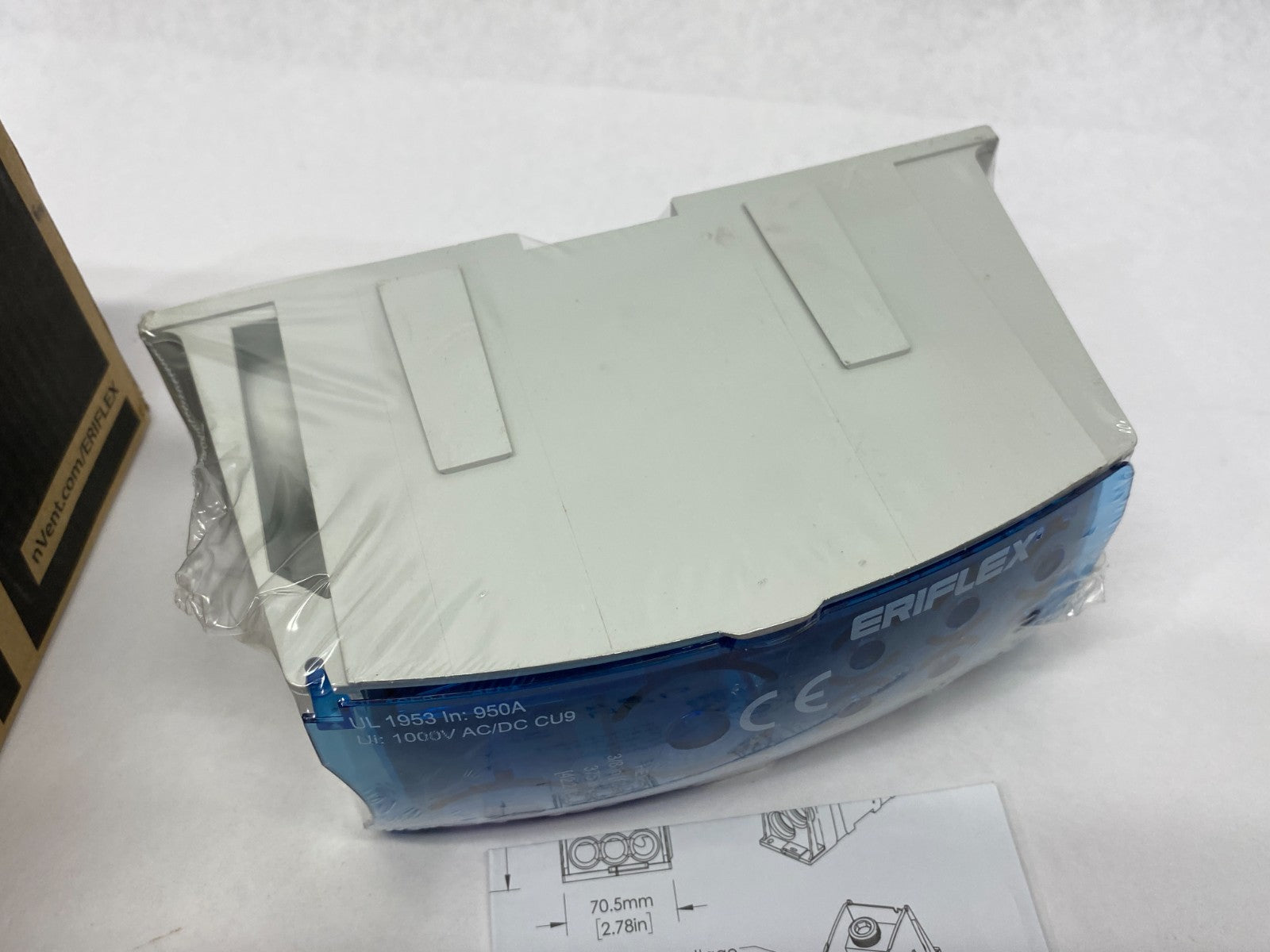 569209 | nVent Eriflex Power Distribution Block 2 Cables to 9 Cables UD2C9C1250AL - New - Maverick Industrial Sales