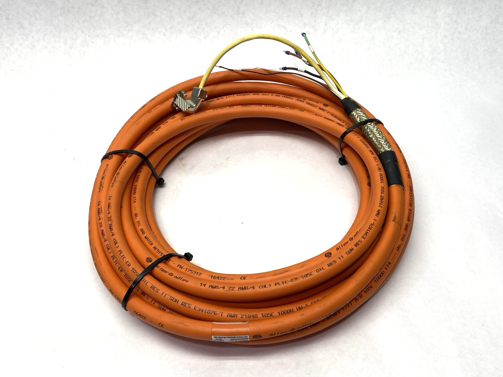 Allen Bradley 2090-CSBM1DE-14AA10 Ser. A Kinetix Motor Power Cable 10m - Maverick Industrial Sales