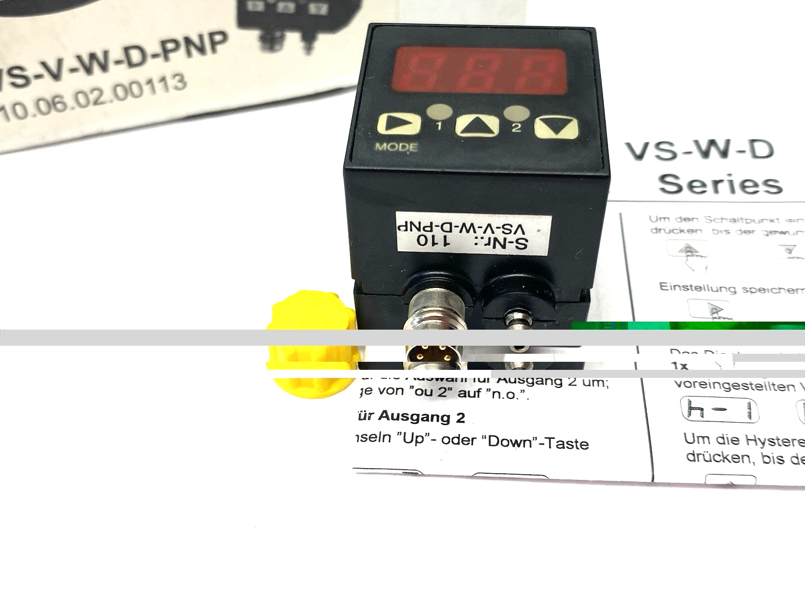 Schmalz VS-V-W-D-PNP Digital Vacuum and Pressure Switch 10.06.02.00113 - Maverick Industrial Sales