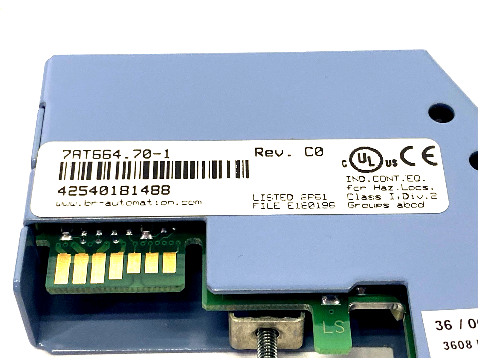 B&R Automation 7AT664.70-1 Rev. C0 AT664 2003 Analog Input Module, 4 Input - Maverick Industrial Sales