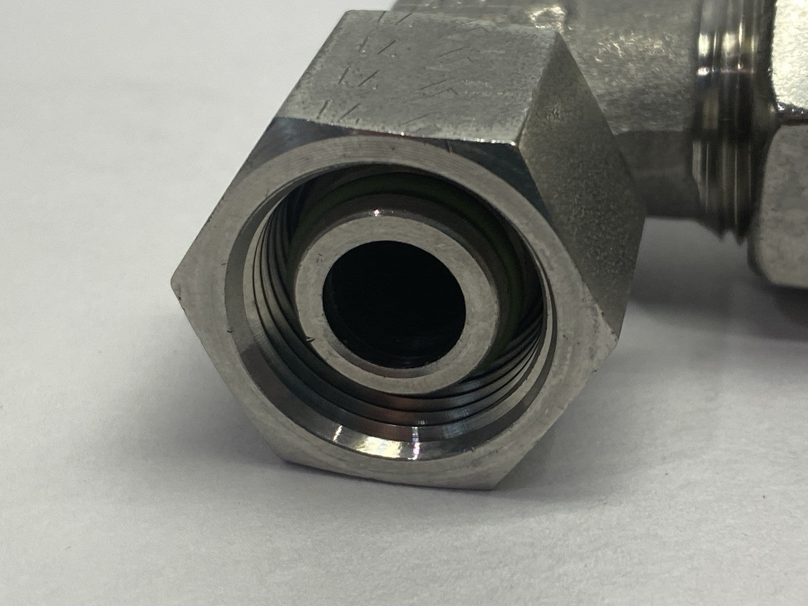 Brennan Industries D6500-L12-L12-SS Compression Fitting Elbow 12mm OD M18x1.5 - Maverick Industrial Sales