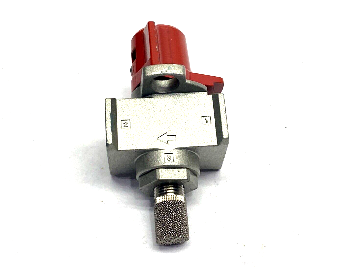 SMC VHS20-N02-Z Manual 3-Port Pneumatic Lockout Hand Valve w/ Silencer - Maverick Industrial Sales