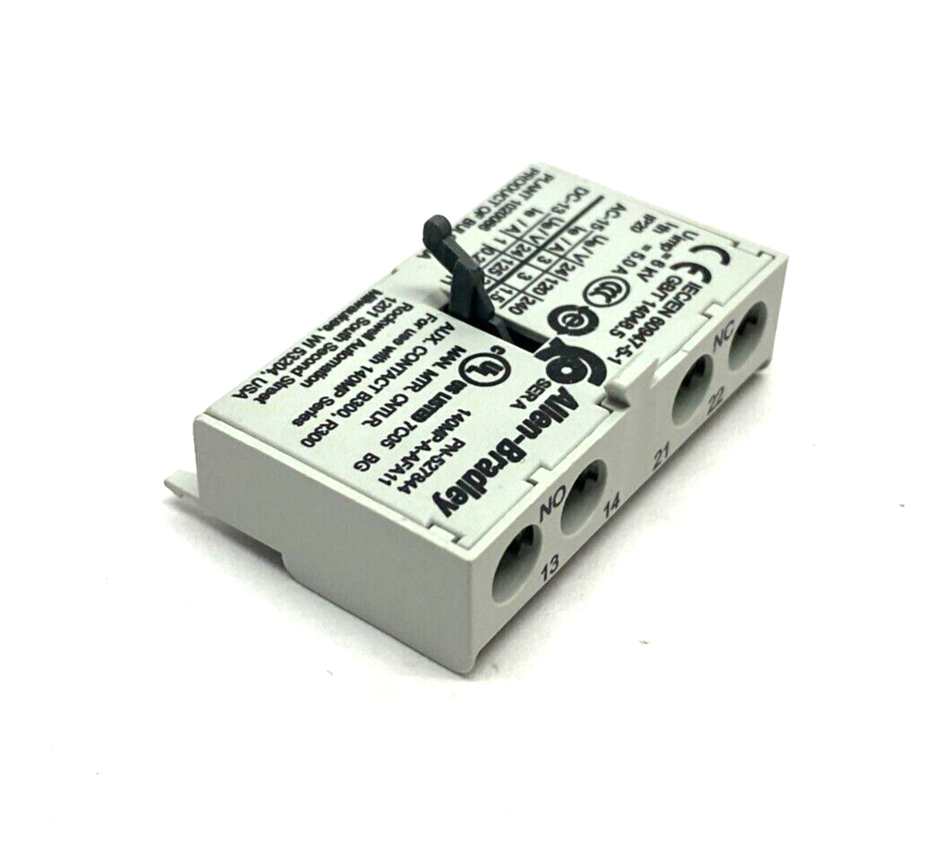 Allen Bradley 140MP-A-AFA11 Ser. A Front Mount Auxiliary Contact 1 NO, 1 NC - Maverick Industrial Sales