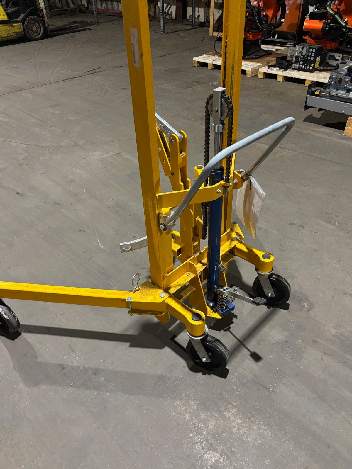 Vestil DCR-880-H-HP Foot Pump Drum Dolly Barrel Mover, 880 lbs. capacity, 2024 - Maverick Industrial Sales