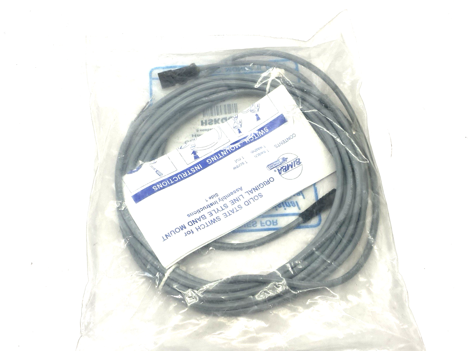 IMI Bimba HSKQCX Current Sinking Hall Effect Switch, NPN, w/ 5m Mating Cable - Maverick Industrial Sales