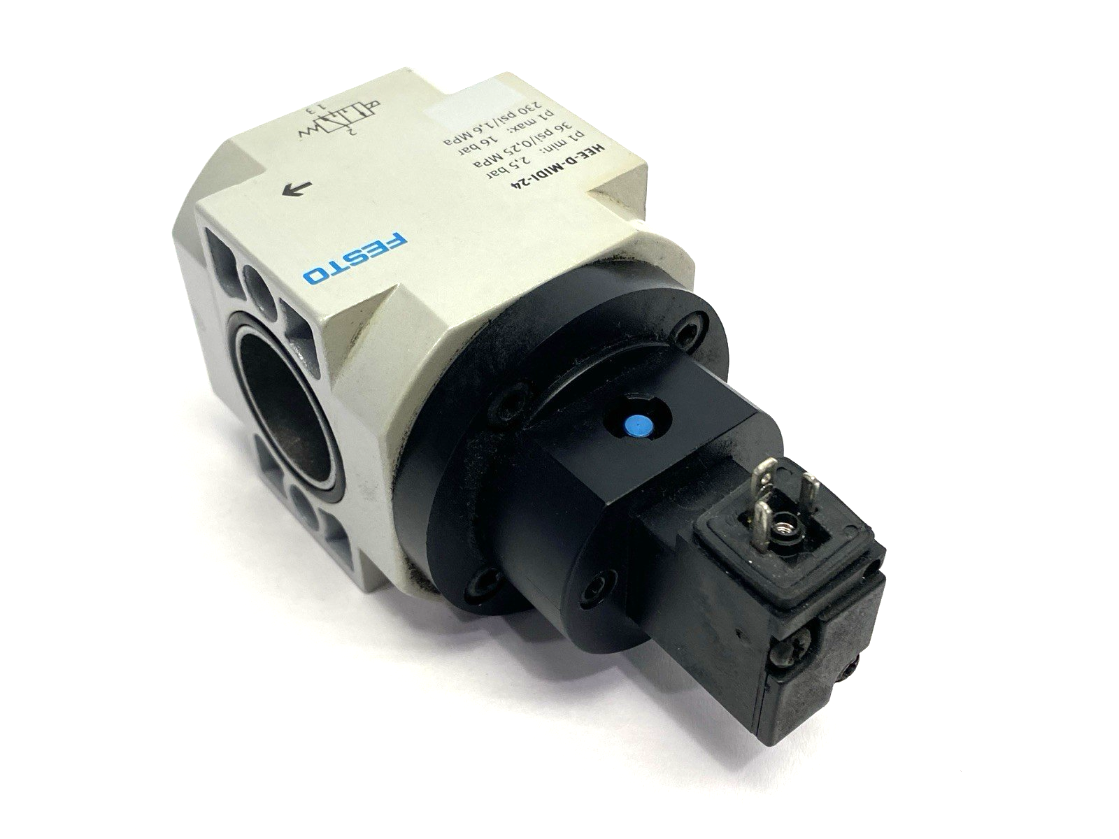 Festo HEE-D-MINI-24 Pneumatic Solenoid On/Off Valve 230PSI 172956 - Maverick Industrial Sales