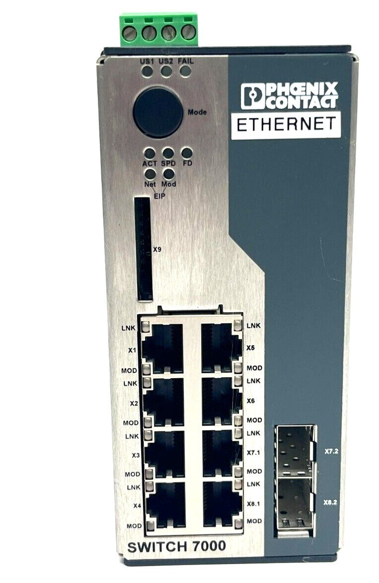 FL SWITCH 7006-2GC-EIP | Phoenix Contact Industrial Ethernet Switch 2701554 - Used - Maverick Industrial Sales
