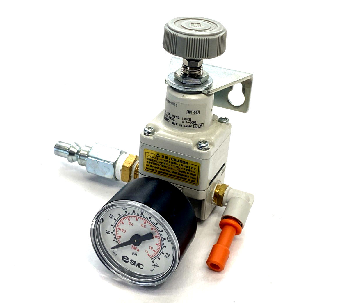 SMC IR1000-N01B Precision Pneumatic Regulator 1/8" NPT 0.7 - 30 PSI - Maverick Industrial Sales