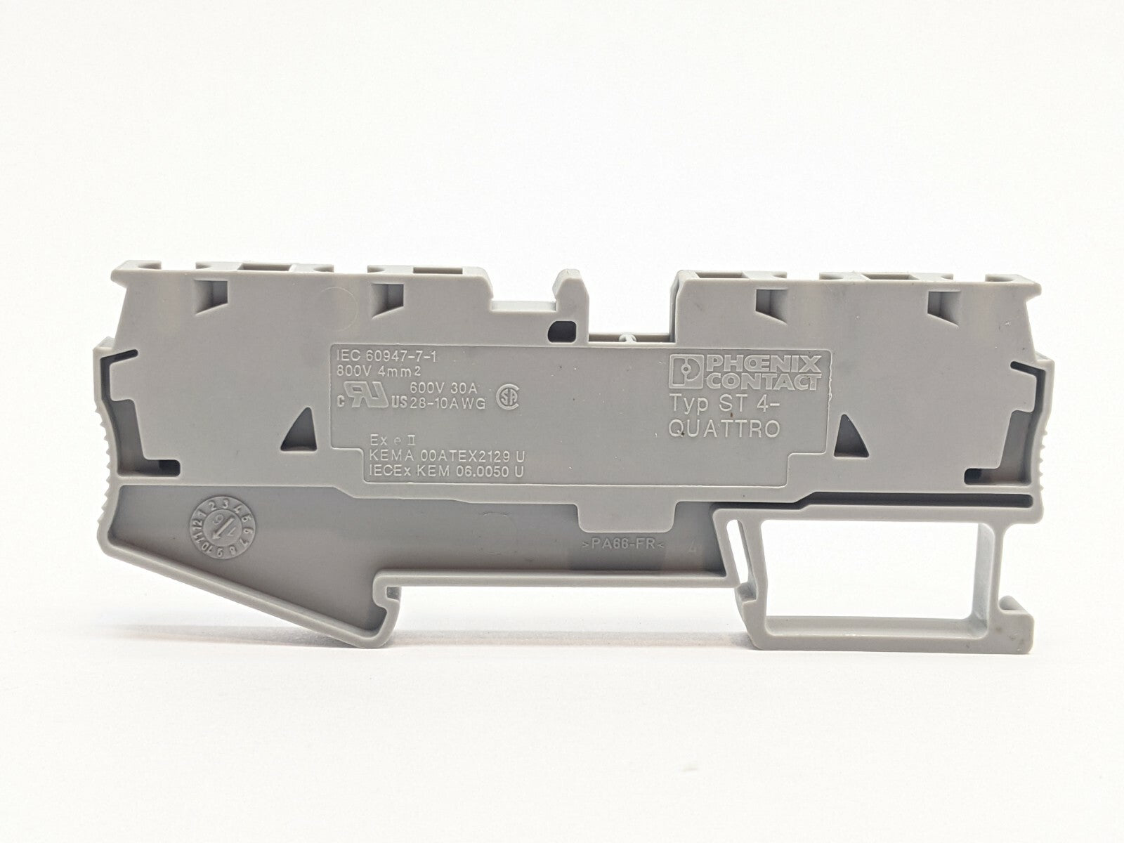 Phoenix Contact Typ ST 4-Quattro Feed Through Terminal Block 3031445 LOT OF 5 - Maverick Industrial Sales