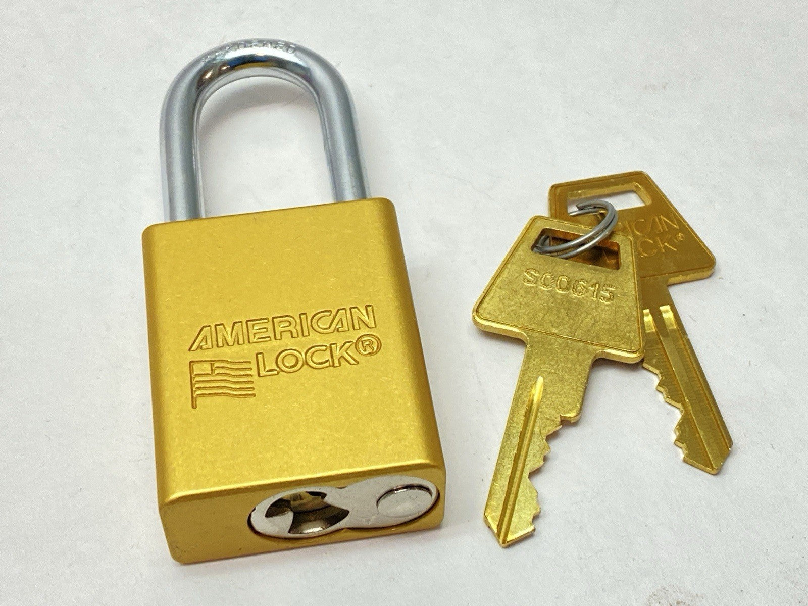 A1106KAYLW | American Lock Lockout Padlock Yellow Key S00615 LOT OF 10 - New – Open box - Maverick Industrial Sales