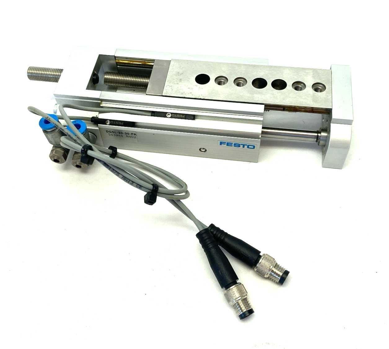 Festo DGSL-10-30-PA Mini Slide 30mm Stroke 543944 w/ Dual Proximity Switches - Maverick Industrial Sales