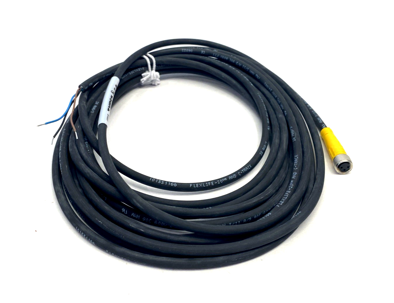 U2516-46 | Turck PKG 3M-5/S90/S101 Cordset M8 Female 3-Pin Straight To Leads 5m - New – Open box - Maverick Industrial Sales
