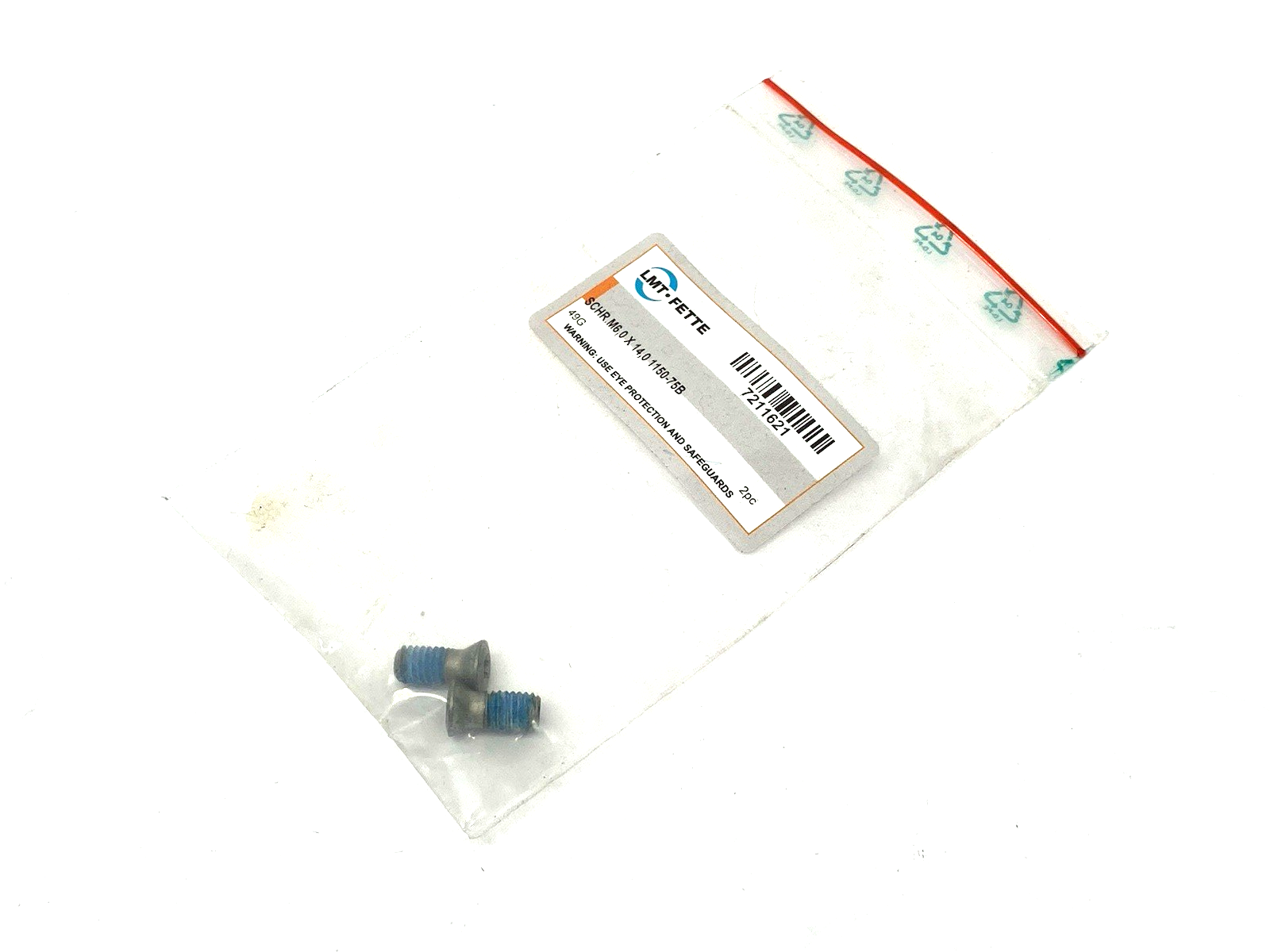 LMT Fette 7211621 Indexable Screw Set SCHR.M6,0X14,0 1150-75B - Maverick Industrial Sales