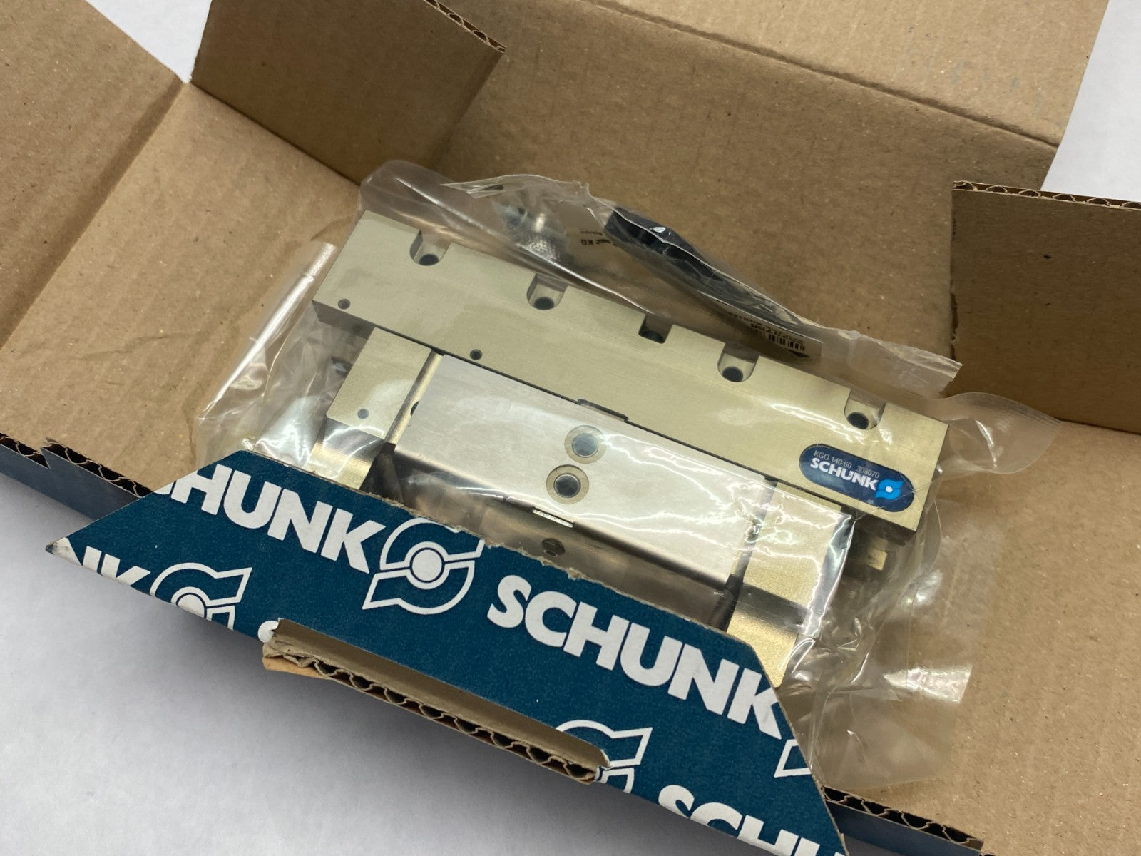 Schunk KGG 140-60 Small Component Gripper 30mm Stroke Per Jaw 0303070 - Maverick Industrial Sales