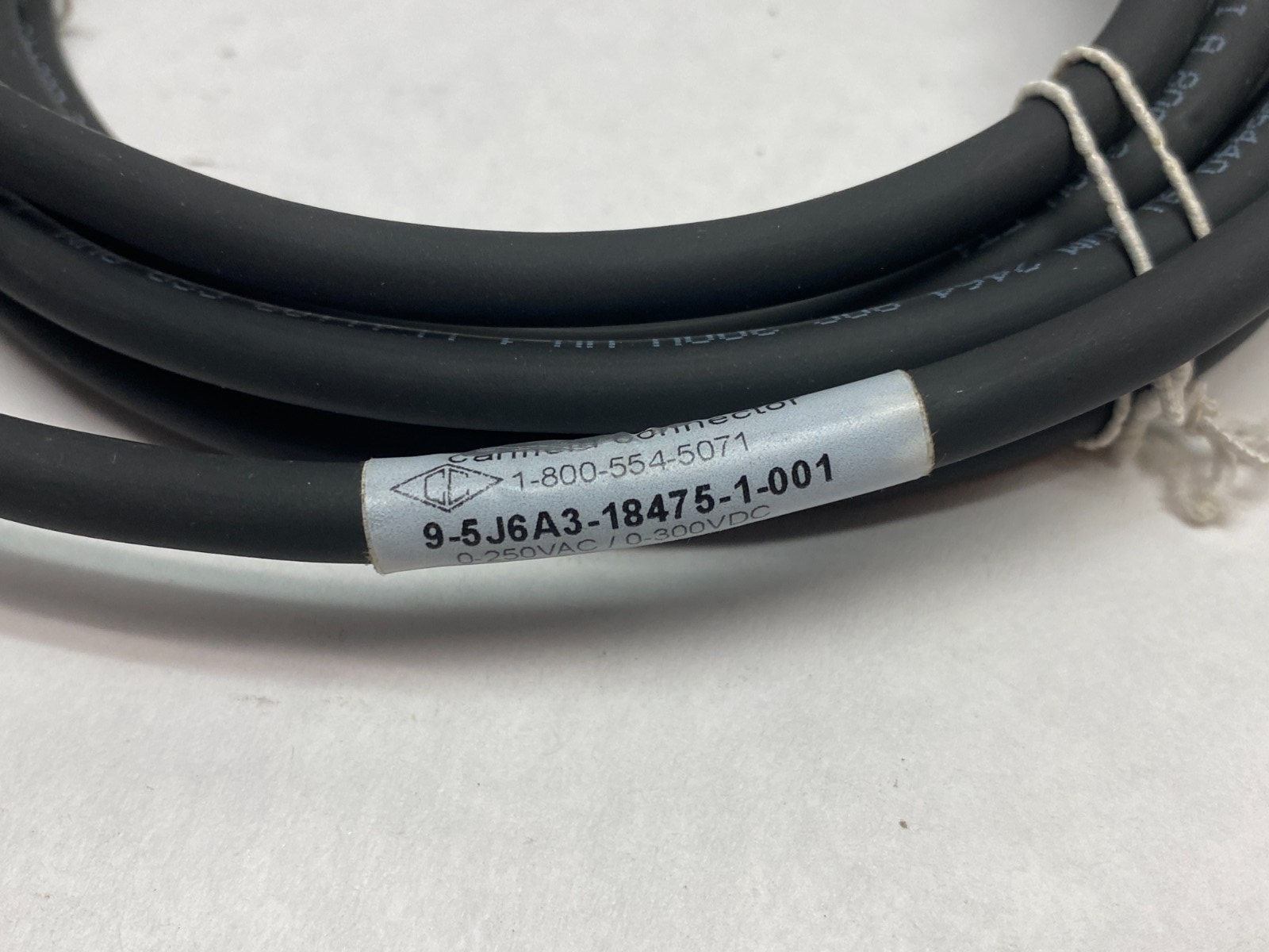 Canfield Connector 9-5J6A3-18475-1-001 Single Ended Valve Plug Cordset - Maverick Industrial Sales