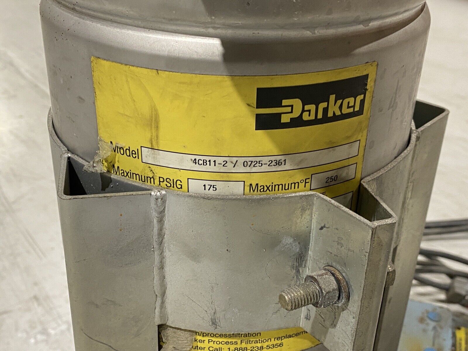 Waukesha Size 30 Rotary Pump w/ Parker 4CB11-2 / 0725-2361, 5HP Electric Motor - Maverick Industrial Sales