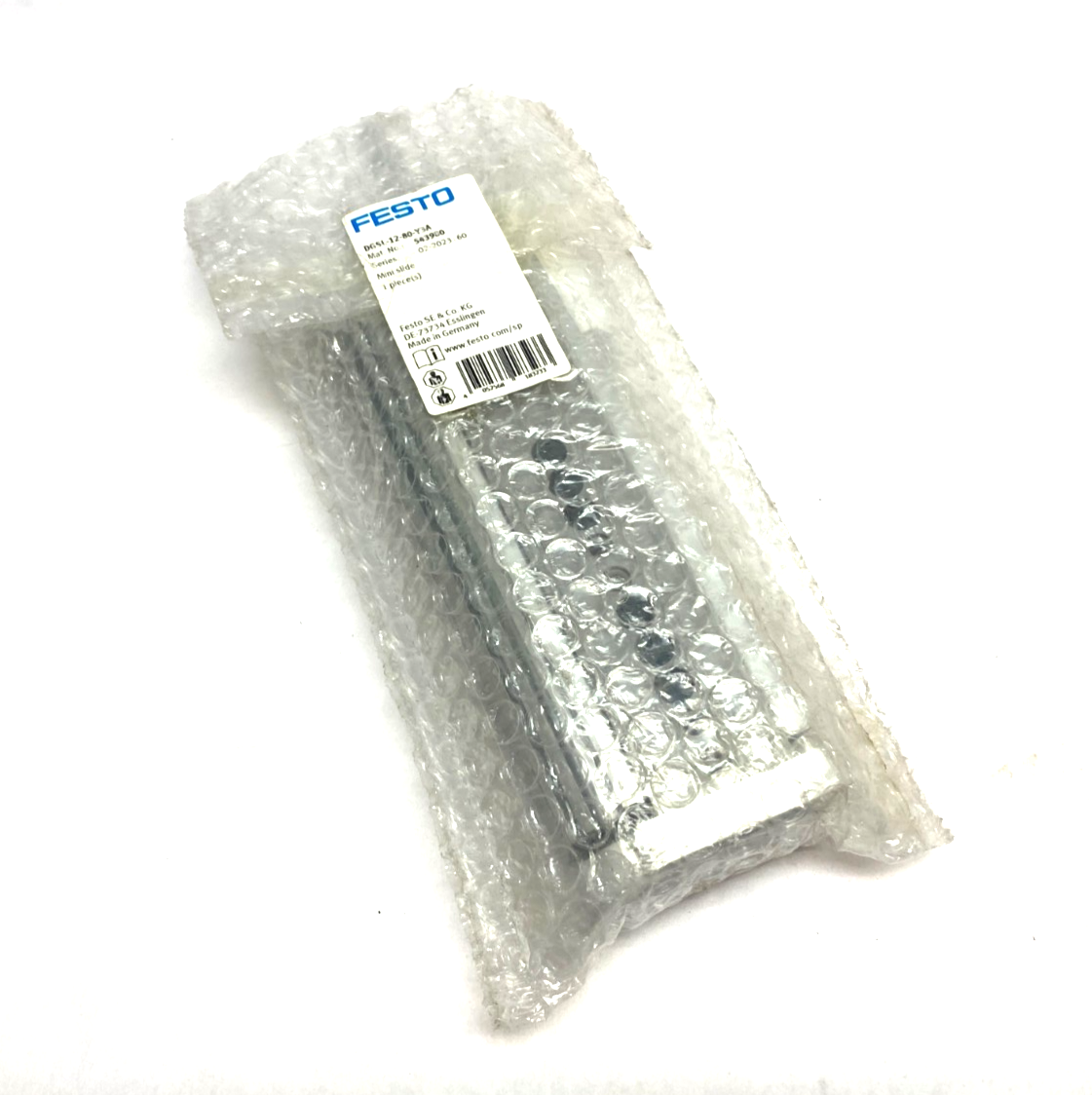 Festo DGSL-12-80-Y3A Mini Slide 12mm Bore 80mm Stroke 543980 - Maverick Industrial Sales