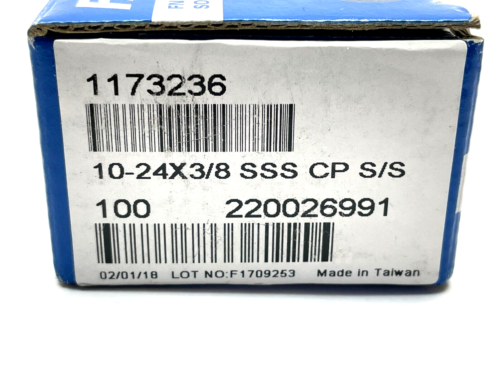 Fastenal 1173236 Hex Drive Cup Point Socket Set Screw #10-24 x 3/8" PKG OF 100 - Maverick Industrial Sales