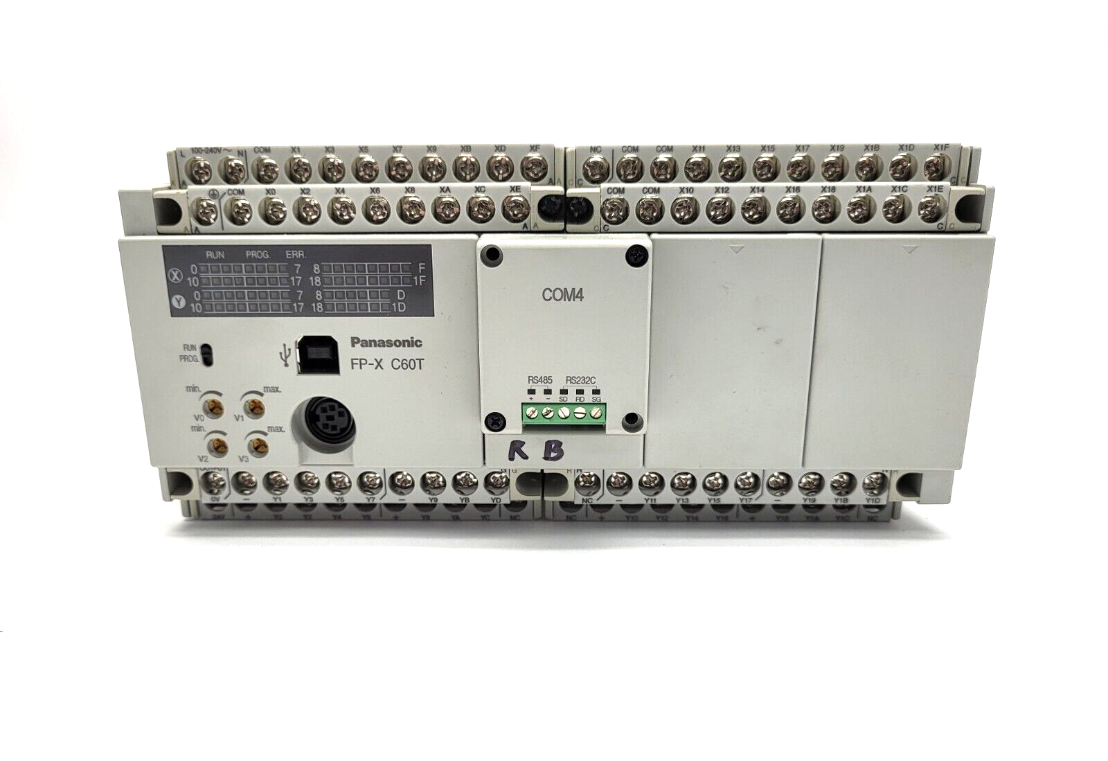 AFPX-C60T | Panasonic FP-X C60T Control Unit Version 2.7 w/ AFPX-COM4 - Used - Maverick Industrial Sales