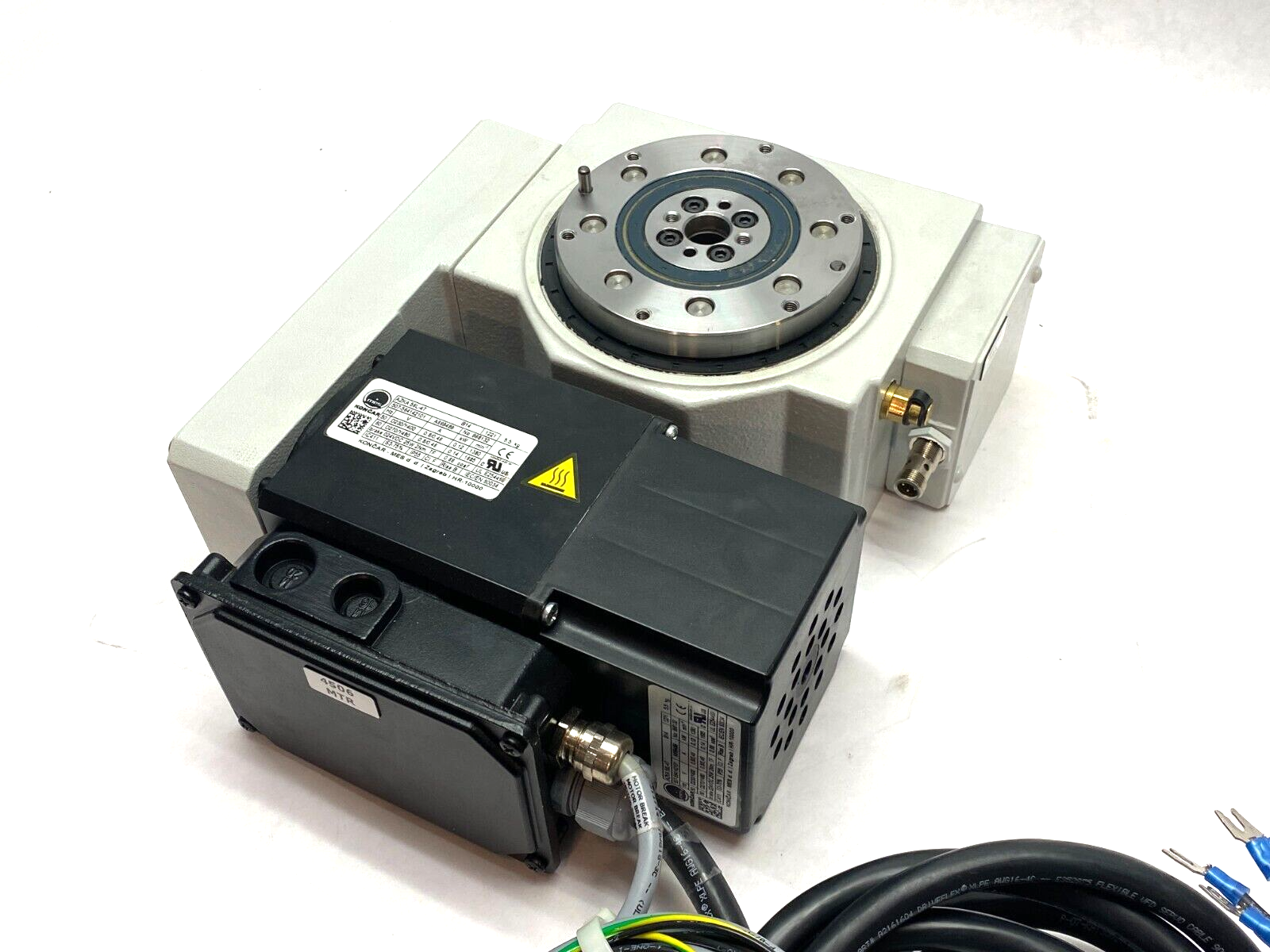 Weiss TC120T Rotary Indexing Table, 8-Station, Speed A, Koncar AZKA 56L-4T Motor - Maverick Industrial Sales