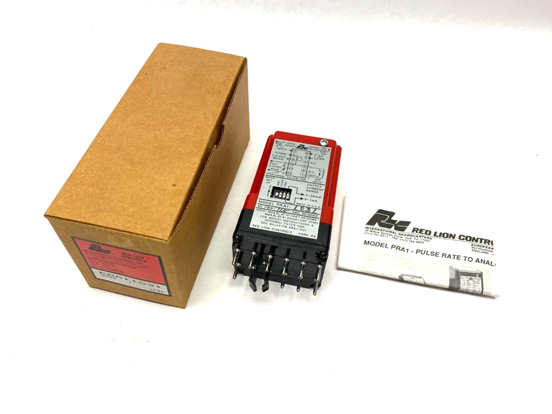 Red Lion PRA11031 Relay Module Pulse Rate to Analog Converter 115VAC - Maverick Industrial Sales