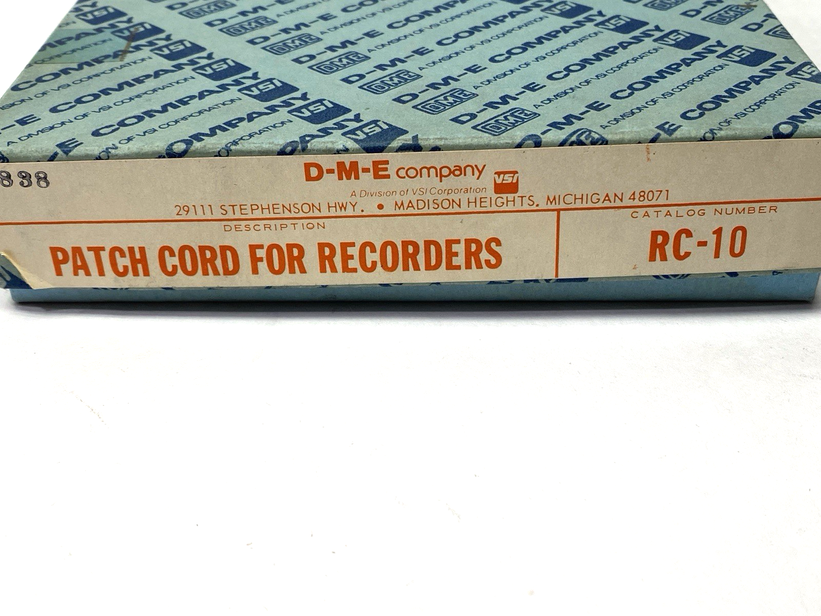 RC-10 | DME Audio Patch Cord for Recorders 10' - New Other - Maverick Industrial Sales