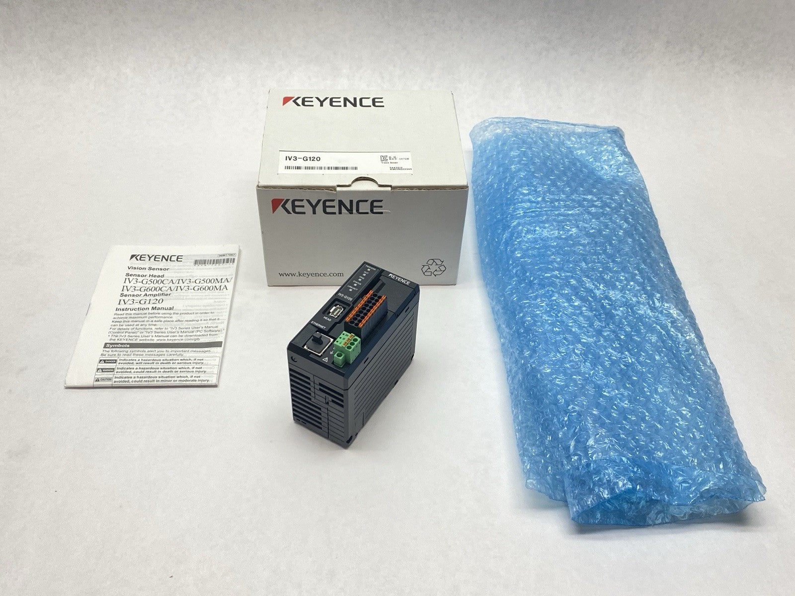IV3-G120 | Keyence Vision Sensor Compact Model Sensor Amplifier - New – Open box - Maverick Industrial Sales