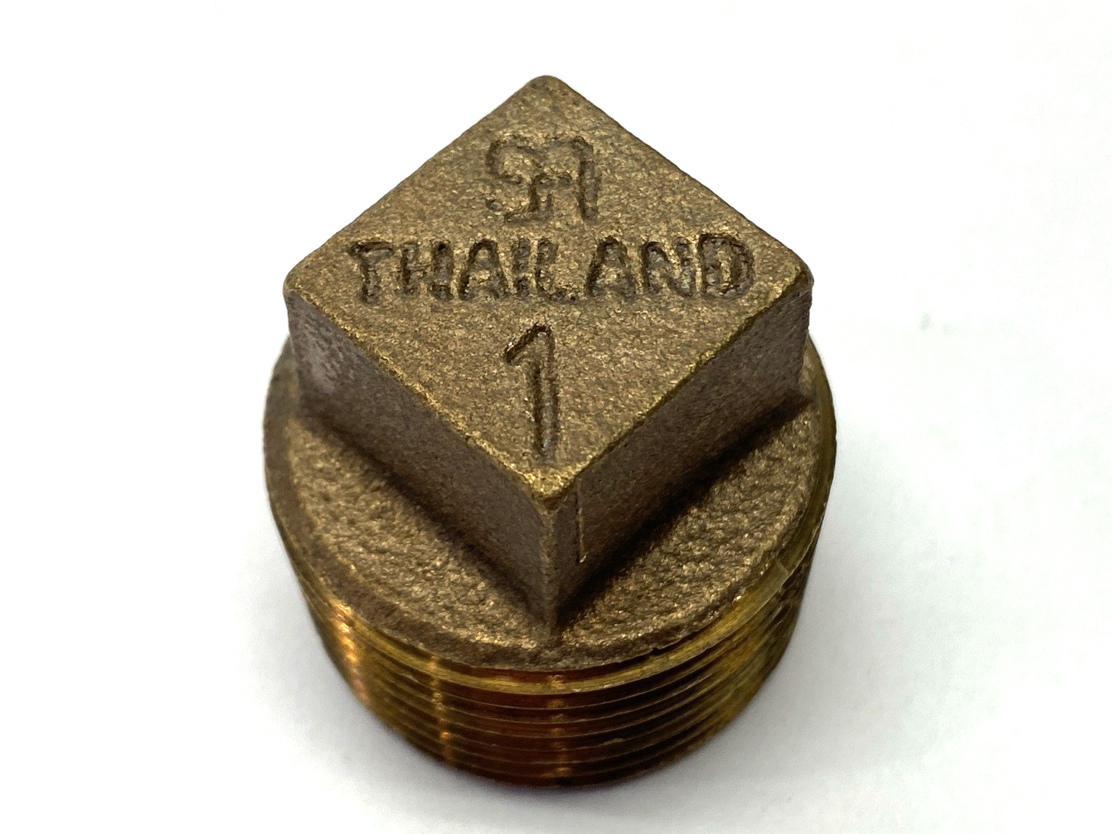 N/A | Siam Fittings SA Brass Pipe Plug 1" Male Thread Square Head LOT OF 4 - New – Open box - Maverick Industrial Sales