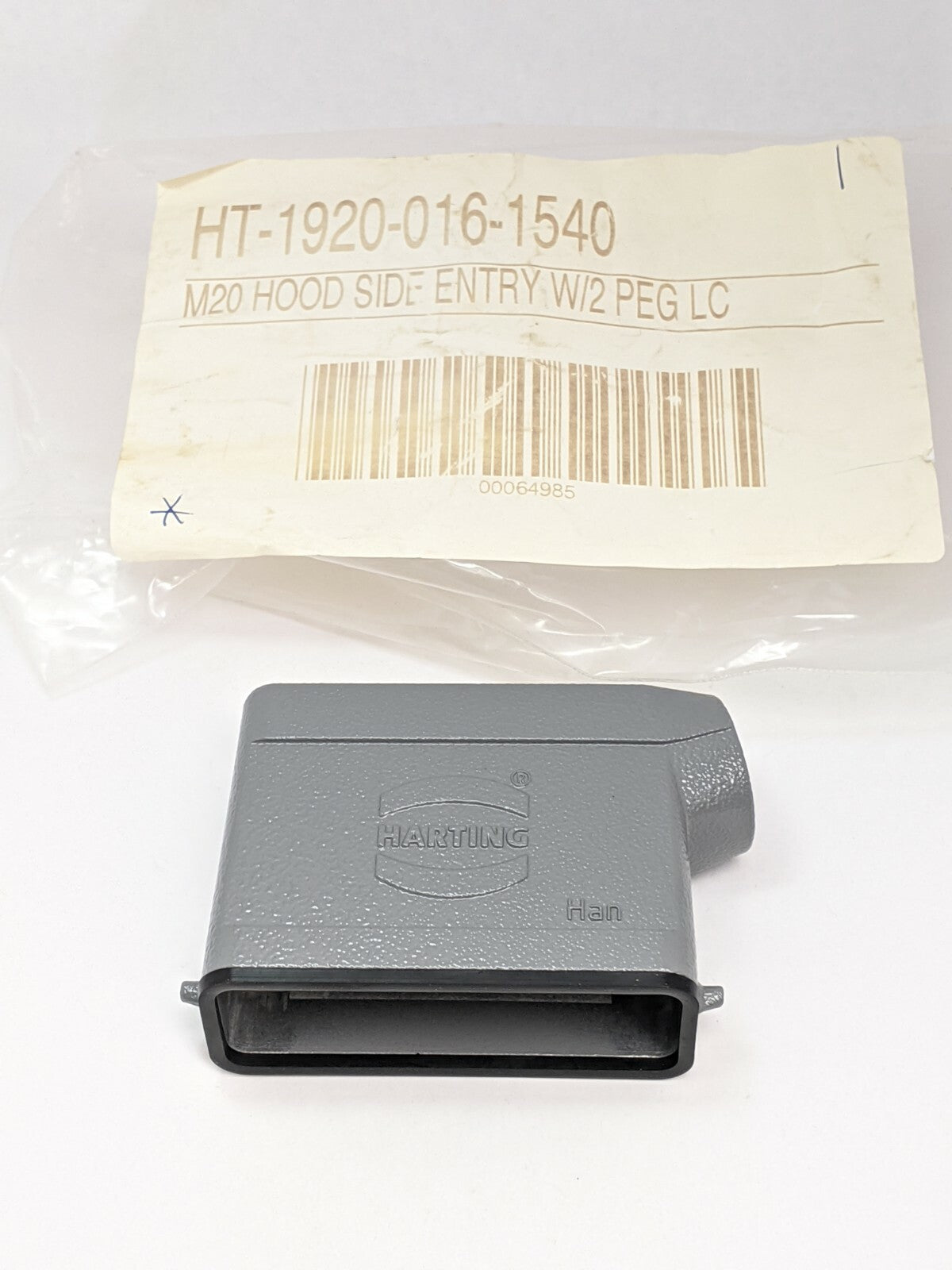 Harting HT-1920-016-1540 M20 Hood Side Entry 2 Peg LC - Maverick Industrial Sales