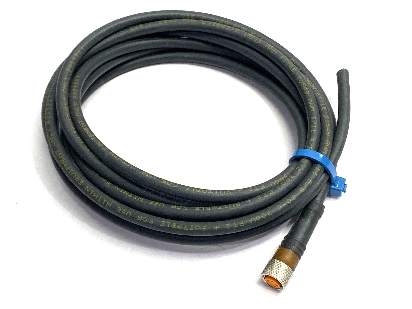 Lumberg Automation RSMV 4-RKMV 4-225/5M Cordset M8 M x F 5m 54625 CUT TO 5' - Maverick Industrial Sales