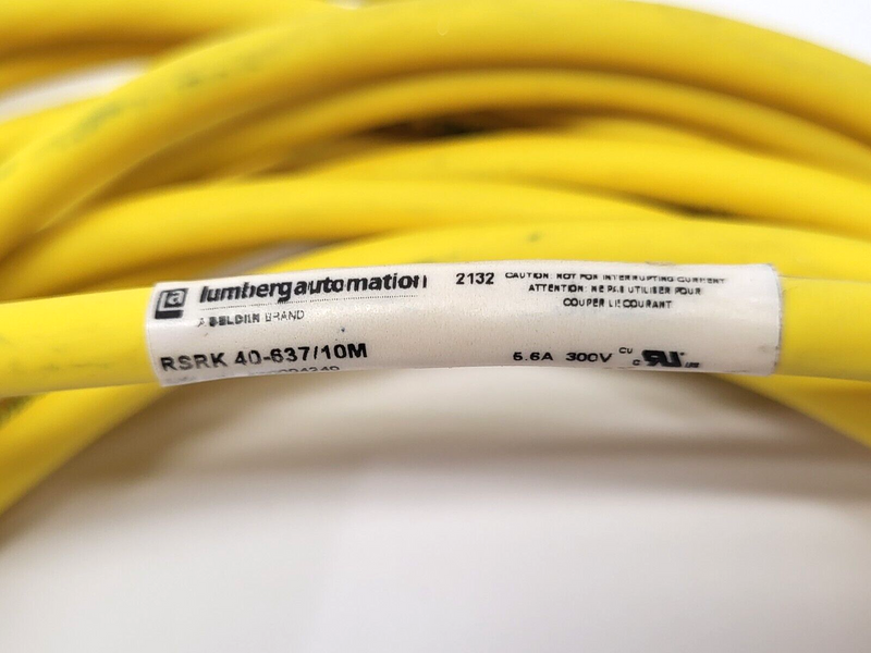 Lumberg Automation RSRK 40-637/10M Double-Ended Cordset M to F 4-Pin 500004240 - Maverick Industrial Sales