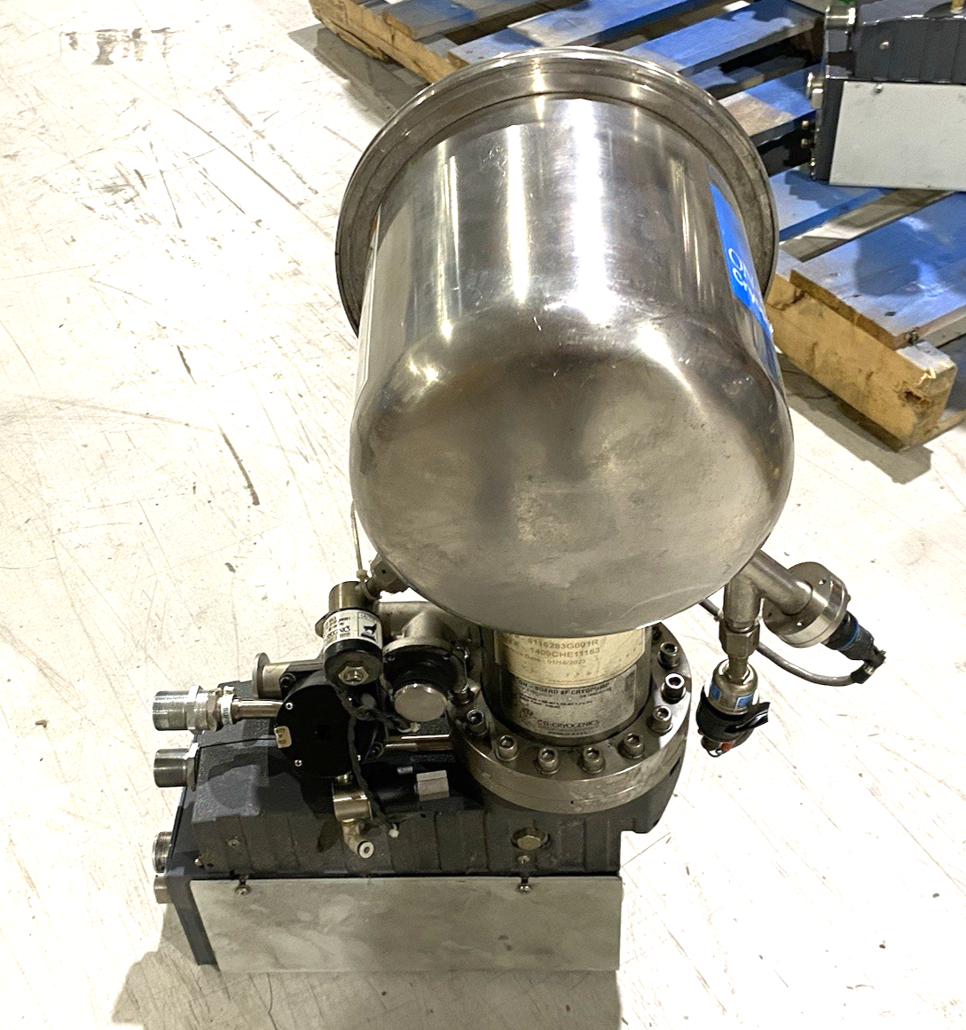 CTI Cryogenics 8116283G001R On-Board Cryopump FOR PARTS/REPAIR - Maverick Industrial Sales