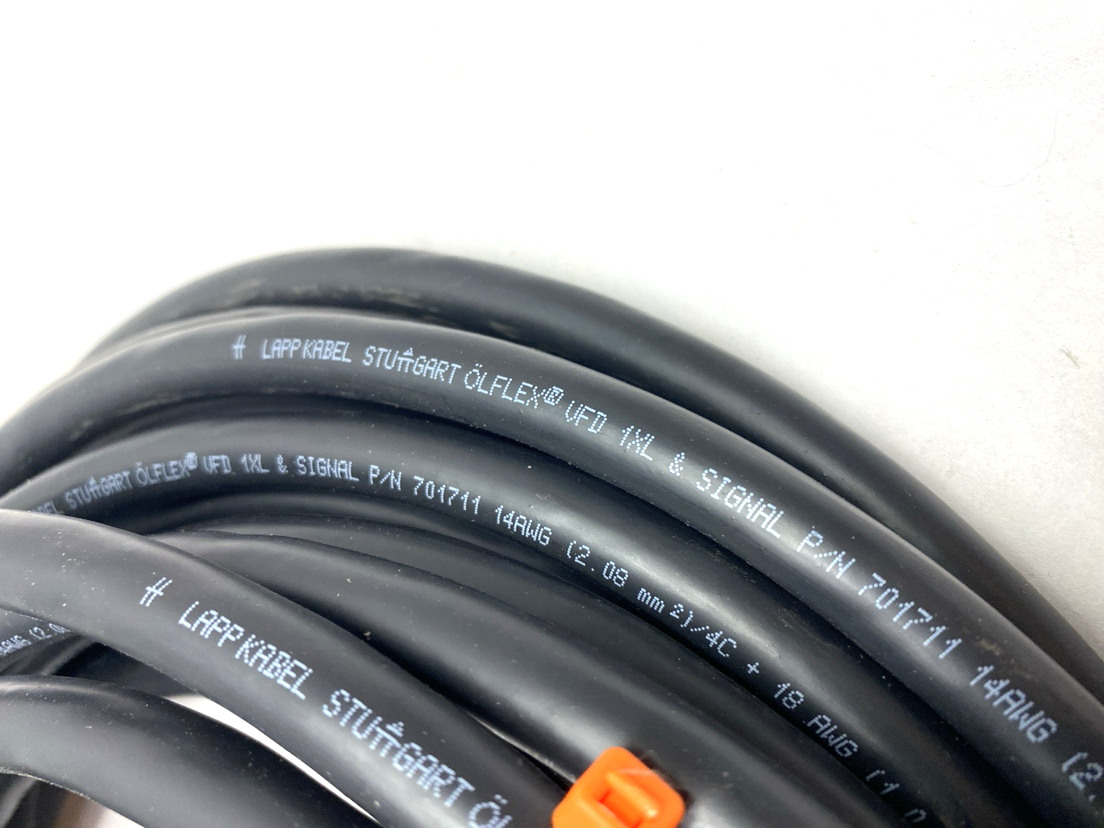LAPP 701711 Cable OLFLEX VFD 1XL w/SIGNAL 14/4C+18/2C 35.0 FT 4C 14 AWG black - Maverick Industrial Sales