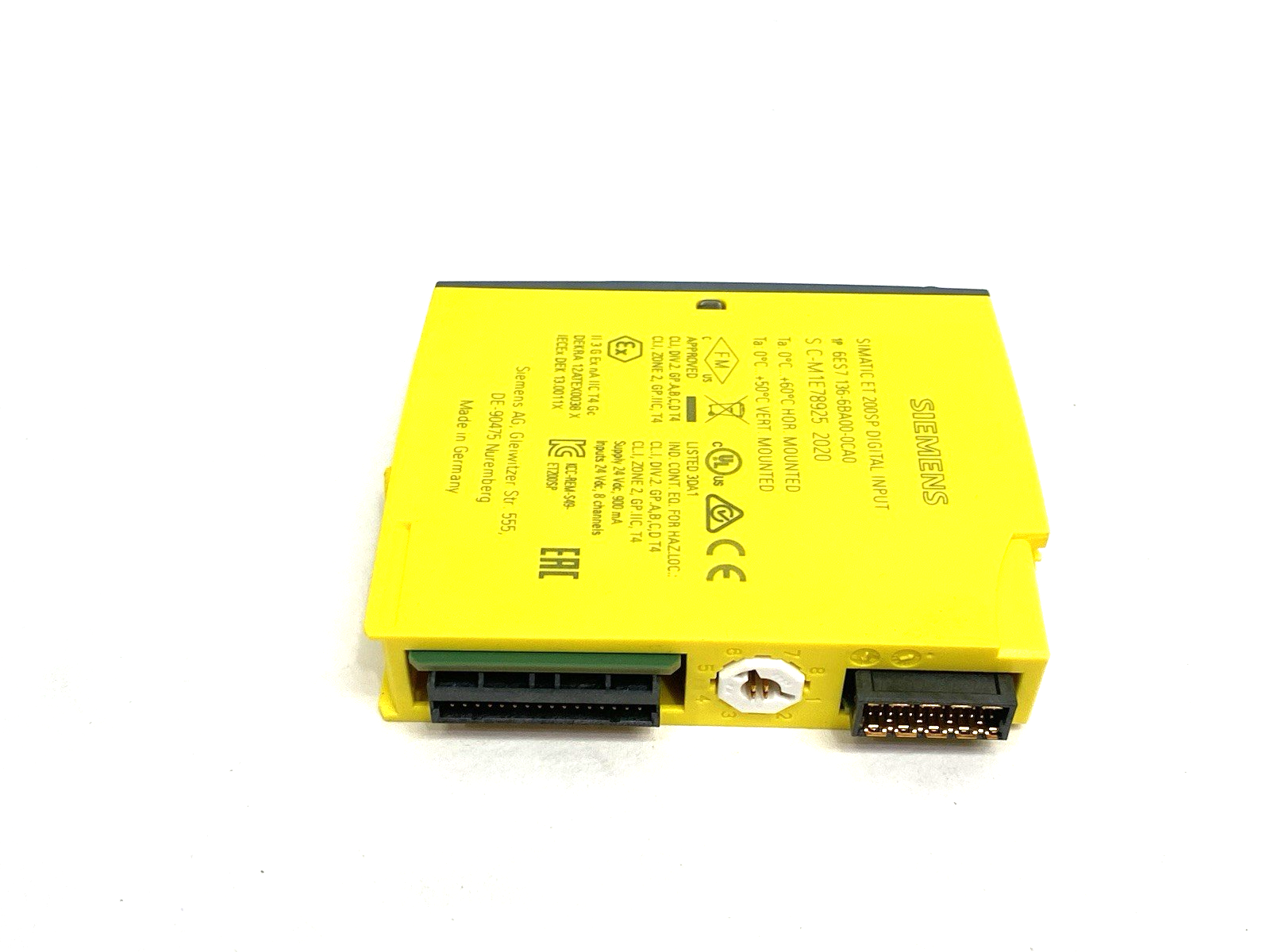 6ES7136-6BA00-0CA0 | Siemens SIMATIC ET 200SP Digital Input Module F-DI 8x 24 V DC - Used - Maverick Industrial Sales
