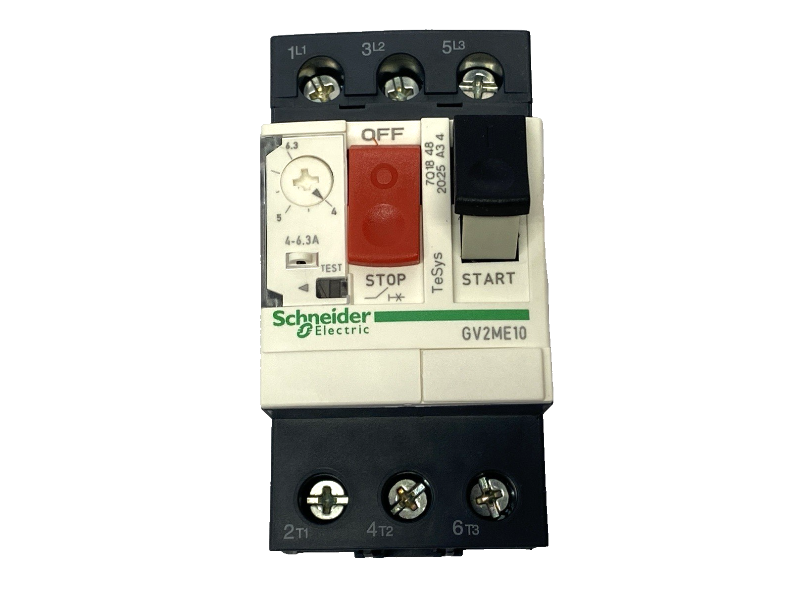 Schneider Electric GV2ME10 Manual Motor Protector Circuit Breaker 3-Pole 4-6,3A - Maverick Industrial Sales