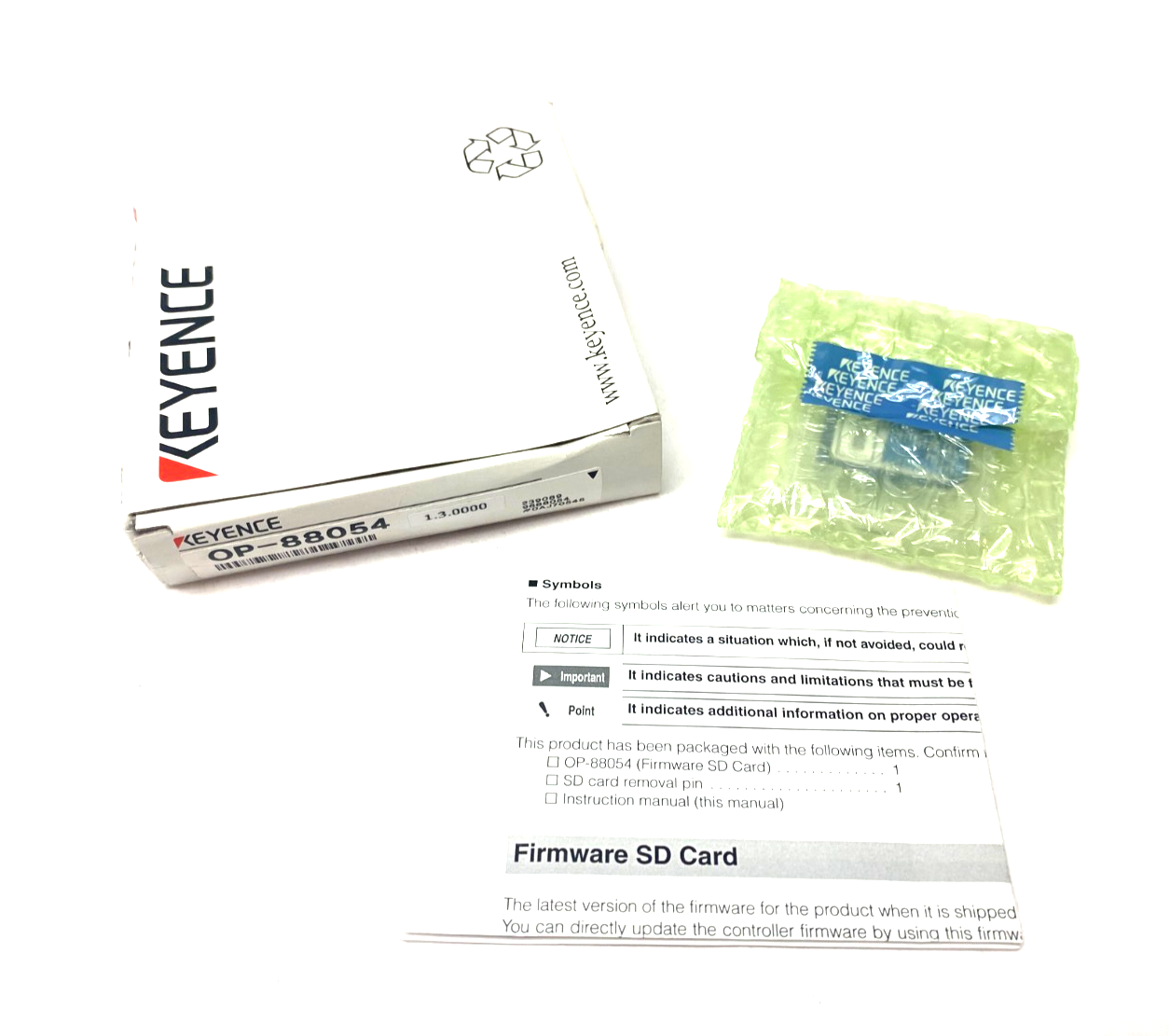 Keyence OP-88054 Firmware SD Card - Maverick Industrial Sales