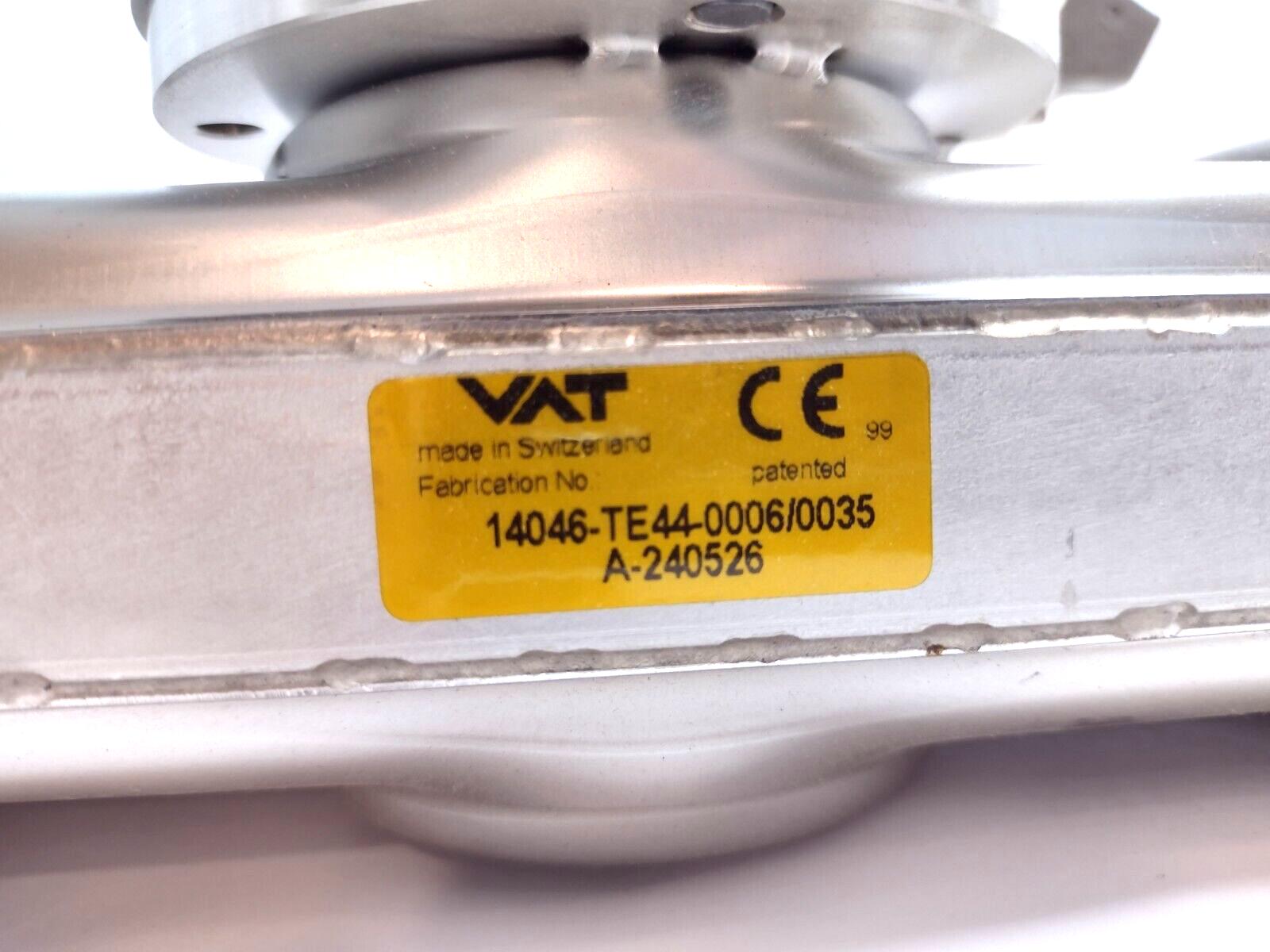 VAT 14046-TE44-006/0035 HV Series Pneumatic Vacuum Gate Valve 8 Inch 14046-TE44 - Maverick Industrial Sales