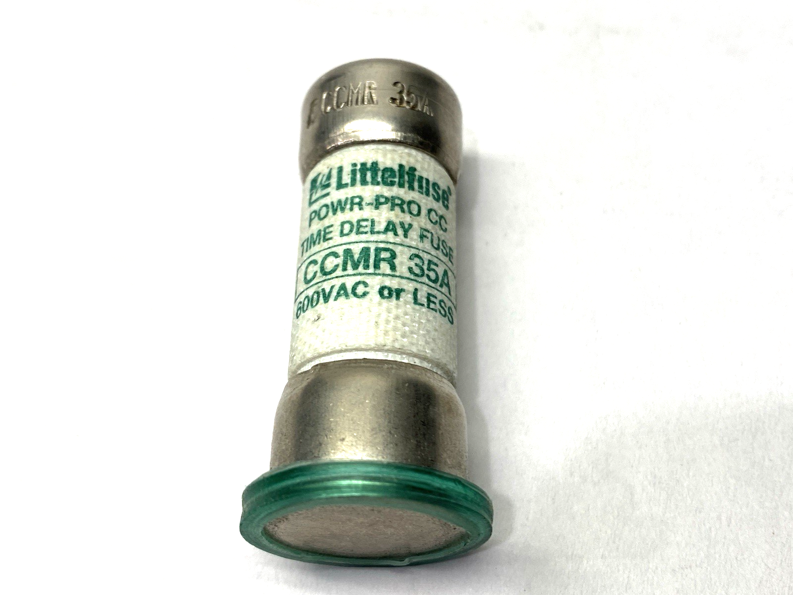 Littelfuse CCMR035 Powr-Pro Time-Delay Fuse Class CC 600VAC 35A SHELFWARE - Maverick Industrial Sales