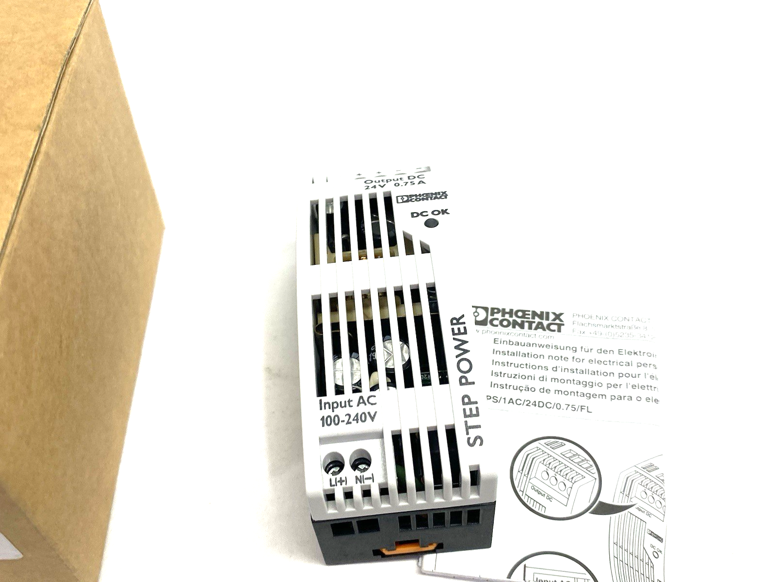 Phoenix Contact STEP-PS/ 1AC/24DC/0.75/FL Primary Switched Power Supply 2868622 - Maverick Industrial Sales